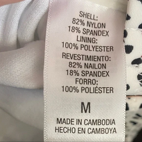 Shade & Shore micro leopard ruffle bikini top m - Picture 6 of 7